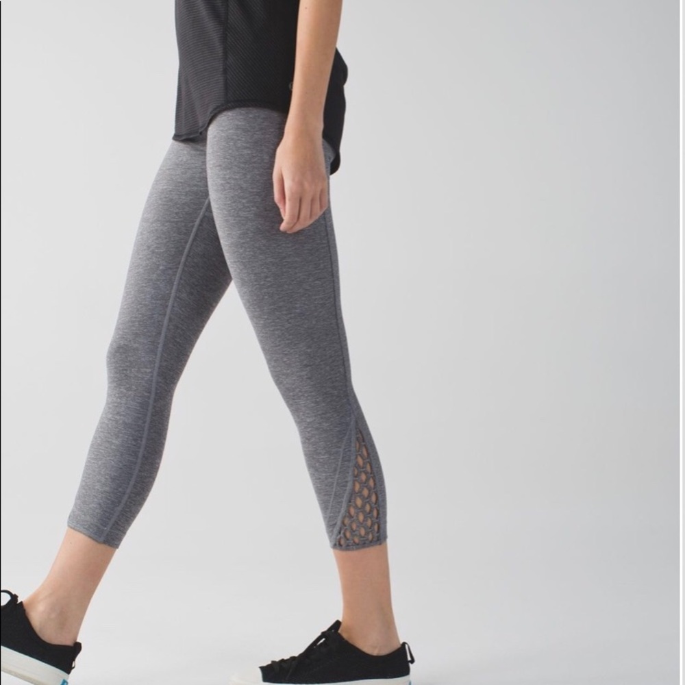 Lululemon True Self Crop In Heathered Slate - image 2